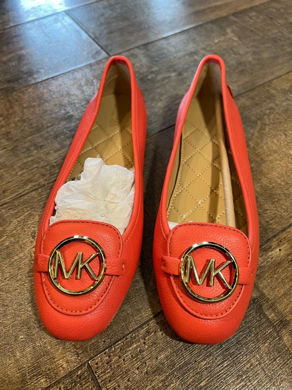 Michael Kors Lillie Leather Moccasins - Picture 2 of 8